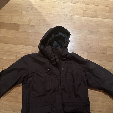 originale columbia jacke braun