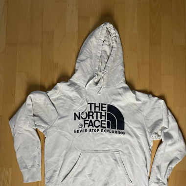 The North Face white hoodie