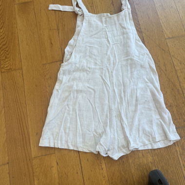 Salopette beige Stradivarius