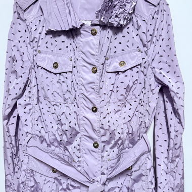 Giacca lilas Maria Grazia Severi ajourée