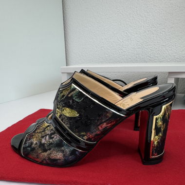 Mules con Tacco Alto Christian Louboutin Taglia 36,5
