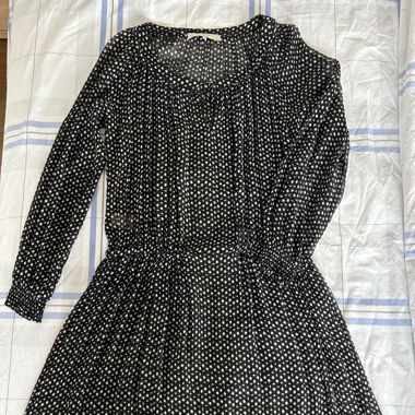 Dropped Waist Dress in Silk