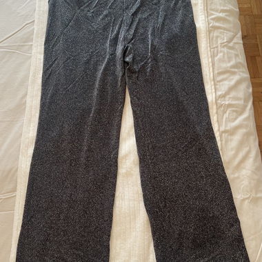 Pantalone fluido glitterato