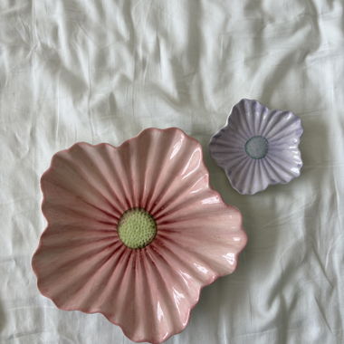 Greengate bols en céramique en forme de fleurs