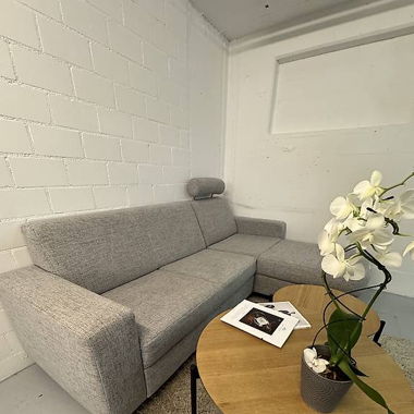 Grau BettSofa Ecksofa Gratis Lieferung