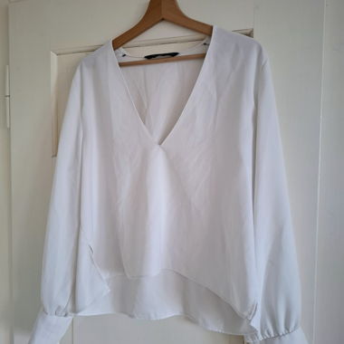 Simple white blouse