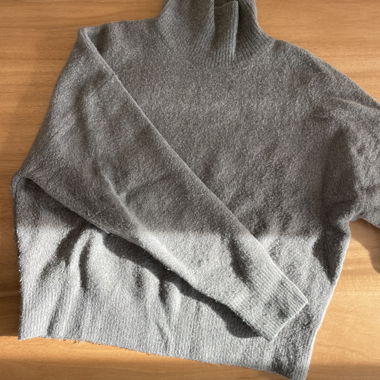 Grey winter sweater 