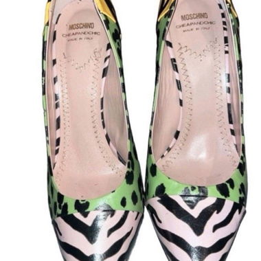 Moschino Gr.40 Animal Print Pumps wie neu !