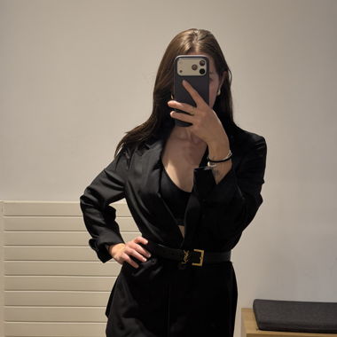 Blazer nero da donna