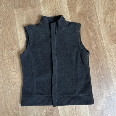 Sleeveless grey fleece gilet TEDDY’S size L