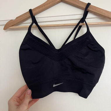 Reggiseno sportivo Nike nero
