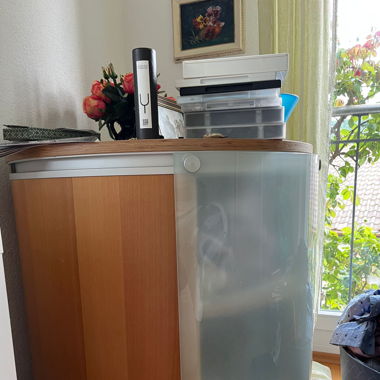 Runder Drehschrank mit Rollen - TOP ZUSTAND