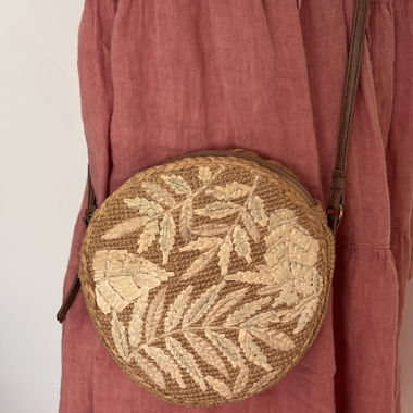 Round Bast Sling Bag