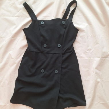 Black mini romper