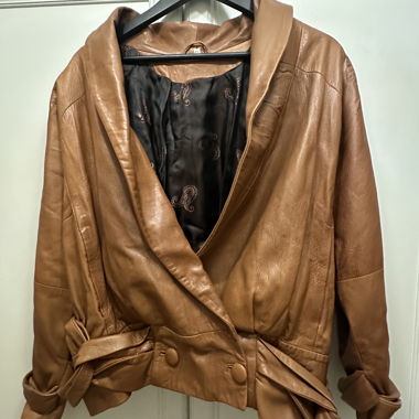 Giacca in pelle vintage