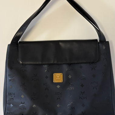 Borsa a spalla MCM nera