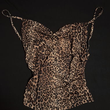 Strappy Leo Top, low cut out back 