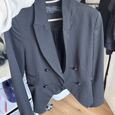 Blazer noir Zara, cintré