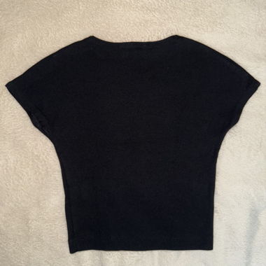 Black Zara short-sleeve T-shirt