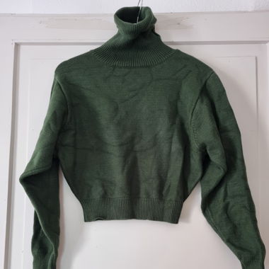 Rollkragenpullover kurz
