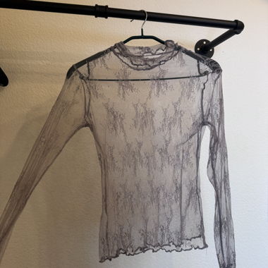 Transparent Lace Top