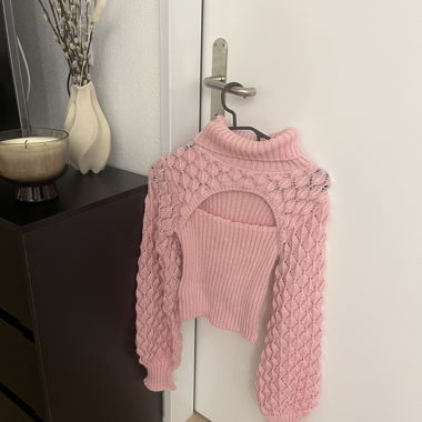 Pull tricoté / rose