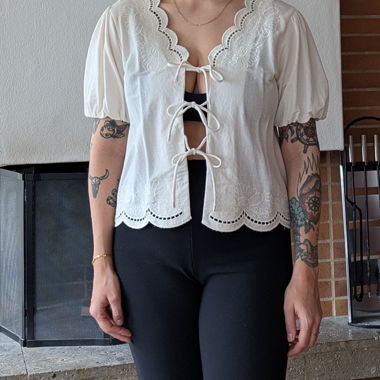 Blusa annodata davanti