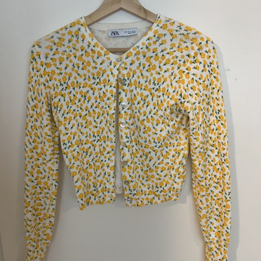 Gilet fleuri Zara