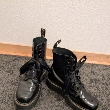 Dr. Martens M*lly Plattform Boots 40