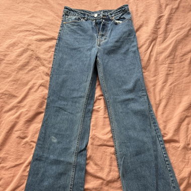 MONKI high-waisted flared jeans
