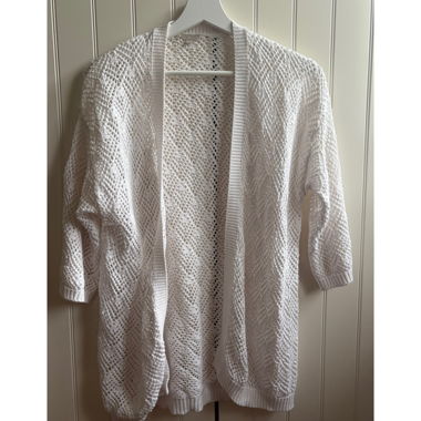 White Knit Cardigan