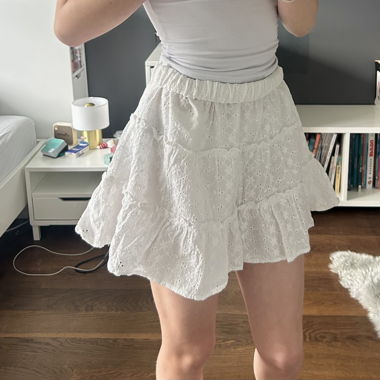White skirt