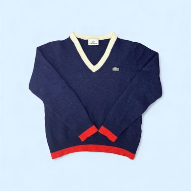 V‑neck navy blue jumper Size: XXS