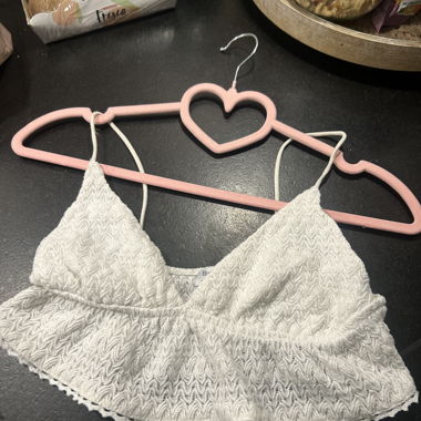 White Coquette Lace Top Y2K Summer