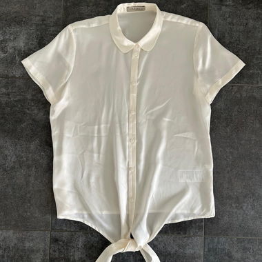 Blouse en soie blanche 