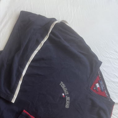 Felpa Tommy, molto oversize, comoda
