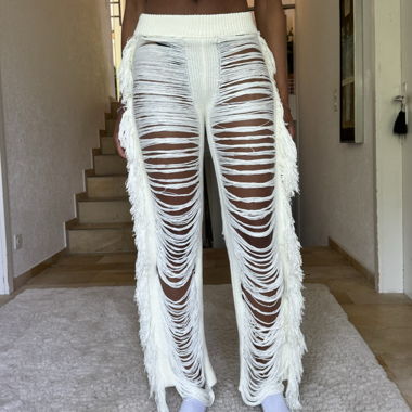 White Beach Pants