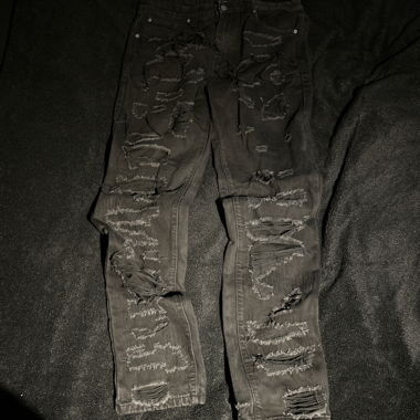Black Ripped Jeans