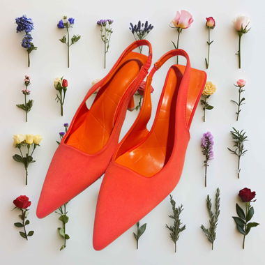 Pumps Neon orange