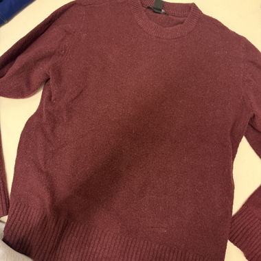 Pull tricot bordeaux