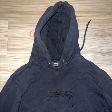 Sweat à capuche vintage noir Stüssy Taille M