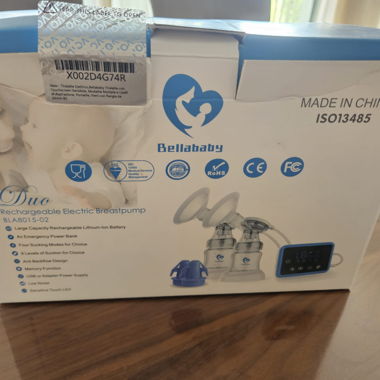 Mai usato.Tiralatte elettrico doppio Bellababy