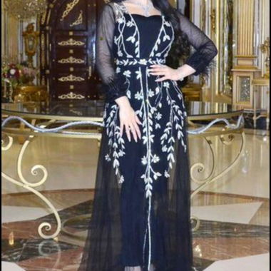 Black Dress Kaftan 