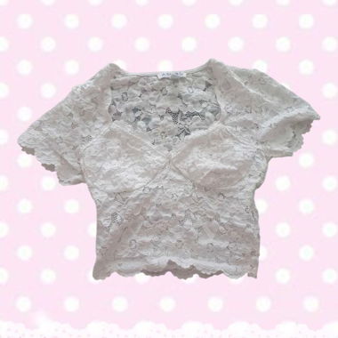 Coquette-style top