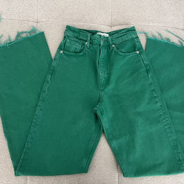 Grüe Jeans - Trendy & auffällig 