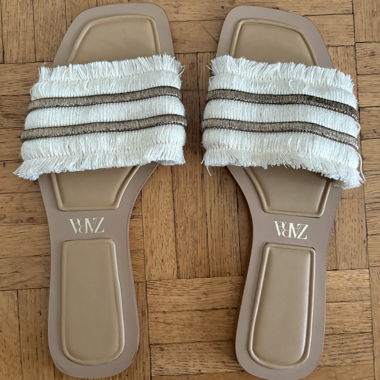 ZARA Tassel Mules
