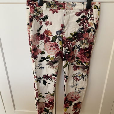 Zara trousers with floral pattern size EUR 38
