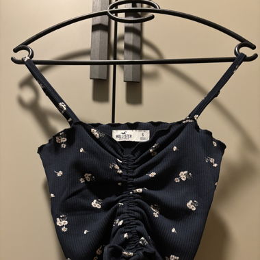 süsses scrunch crop top 