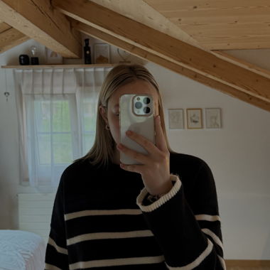 Strickpullover gestreift