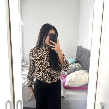 Blouse imprimé léopard
